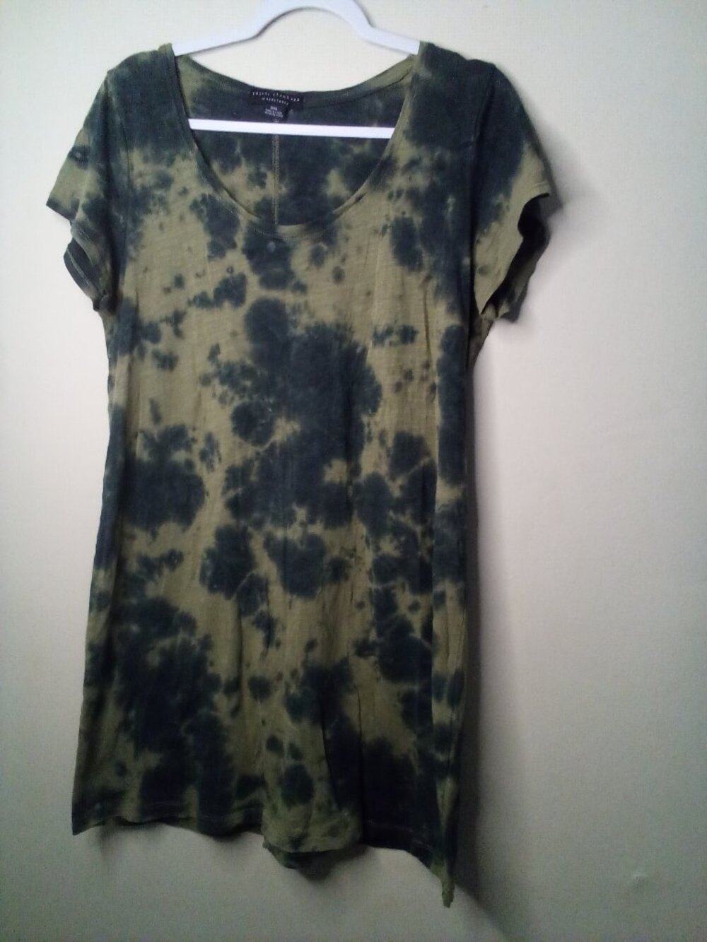 Social Standard by Sanctuary Dress Women M Short Sleeve Camo Green